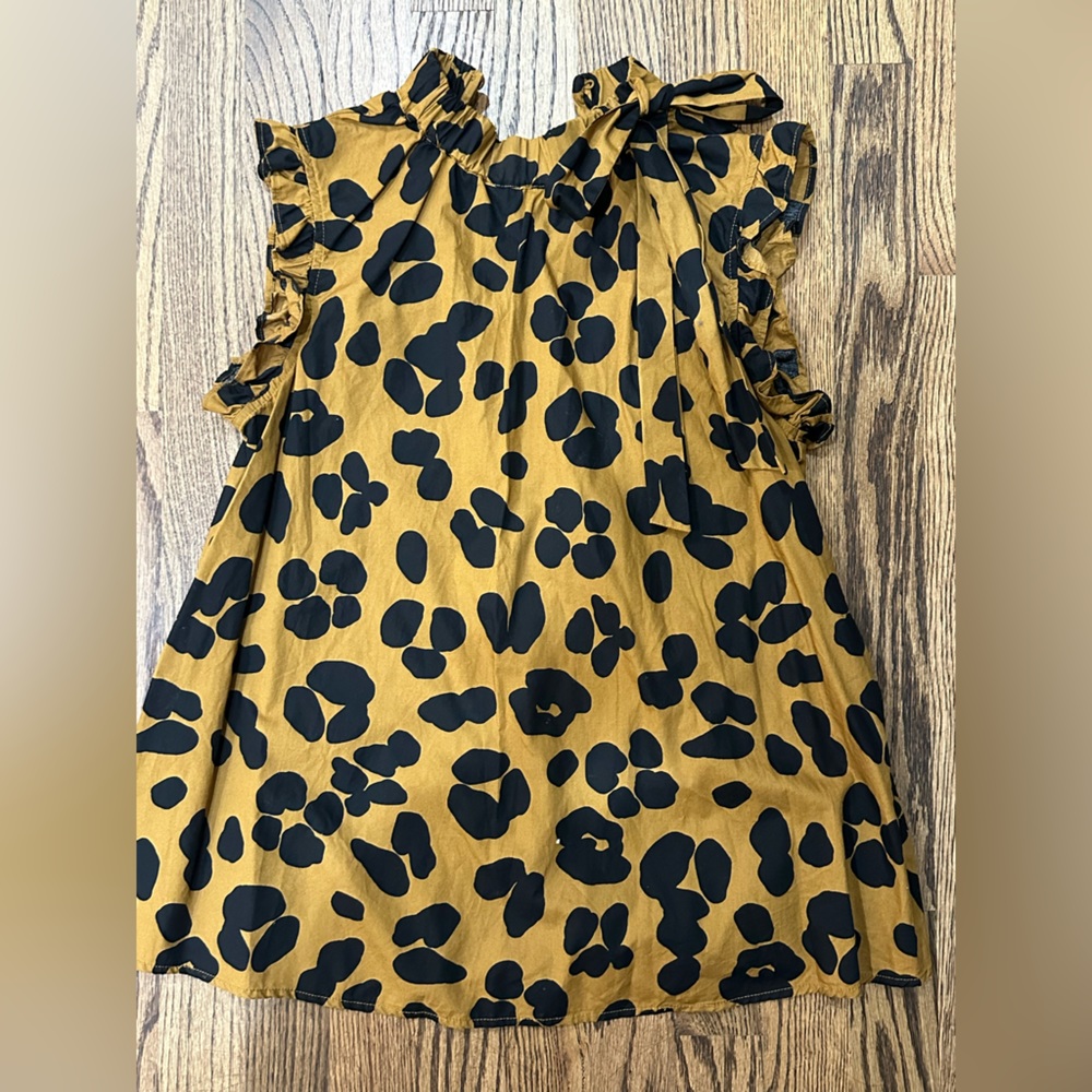 Who Wear What X-Small flutter leopard top